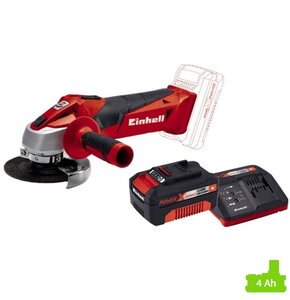 Szlifierka kątowa EINHELL TC-AG 18/115 Li-Solo + Akumulator EINHELL PXC 4512042 4Ah 18V + Ładowarka