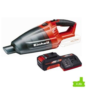 Odkurzacz ręczny EINHELL TE-VC 18 Li solo + Akumulator EINHELL PXC 4512042 4Ah 18V + Ładowarka