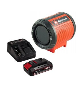 Głośnik mobilny EINHELL TC-SR 18 Li Solo + Akumulator EINHELL 4512097 2.5 Ah 18V + Ładowarka