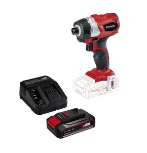 Zakrętarka EINHELL TE-CI 18 Li BL-Solo + Akumulator EINHELL 4512097 2.5 Ah 18V + Ładowarka