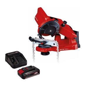 Ostrzałka do łańcuchów EINHELL GE-CS 18 Li Solo + Akumulator EINHELL 4512097 2.5 Ah 18V + Ładowarka