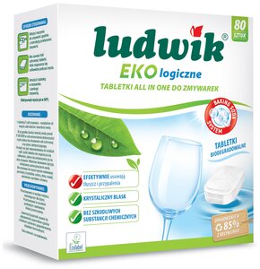 Tabletki do zmywarek LUDWIK All In One Ekologiczne - 80 szt.
