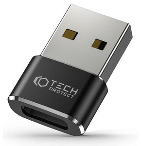 Adapter USB - USB Typ-C TECH-PROTECT UltraBoost Czarny