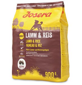 Karma dla psa JOSERA Lamm & Reis Jagnięcina z ryżem 900 g