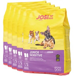 Karma dla psa JOSIDOG Junior Sensitive Drób 5 x 900g