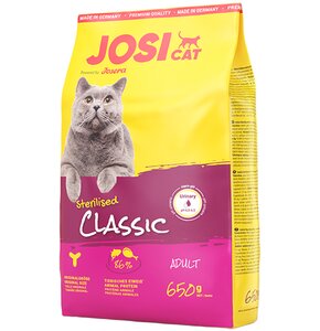 Karma dla kota JOSICAT Sterilised Classic Drób 650 g