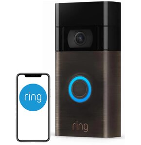Wideodomofon RING Video Doorbell 2 8VR1SZ-VEN0 Brązowy