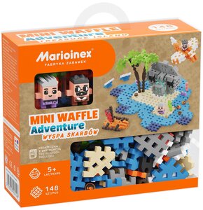 Klocki plastikowe MARIOINEX Mini Waffle Adventure Wyspa Skarbów 903148