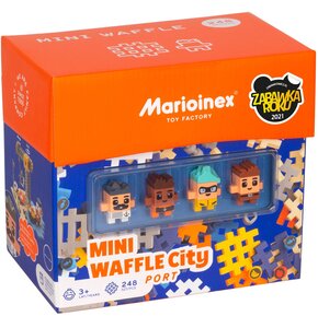Klocki plastikowe MARIOINEX Mini Waffle City Port 904176