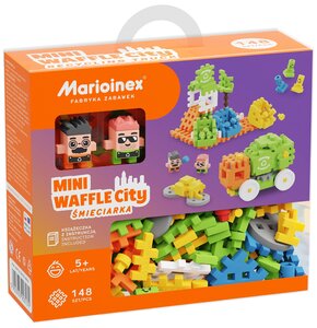 Klocki plastikowe MARIOINEX Mini Waffle City Śmieciarka 903131
