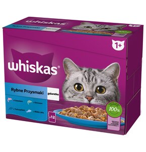 Karma dla kota WHISKAS Rybne przysmaki (12 x 85 g)