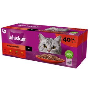 Karma dla kota WHISKAS Mix Smaków (40 x 85 g)