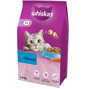 Karma dla kota WHISKAS Tuńczyk z warzywami 1.4 kg