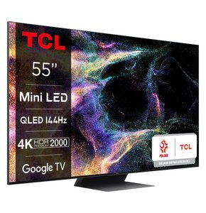 Telewizor TCL 55C845 55" MINILED 4K 144Hz Google TV Dolby Vision Dolby Atmos HDMI 2.1