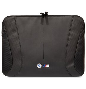 Etui na laptopa BMW Sleeve Carbon&Perforated 16 cali Czarny