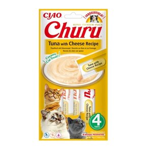 Przysmak dla kota INABA Churu Tuńczyk z serem (4 x 14 g)