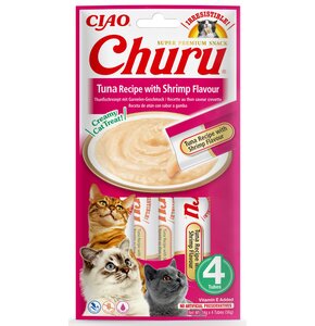 Przysmak dla kota INABA Churu Tuńczyk z krewetkami (4 x 14g)