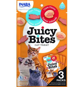 Przysmak dla kota INABA Juicy Bites Ryba i małże (3 x 11.3 g)