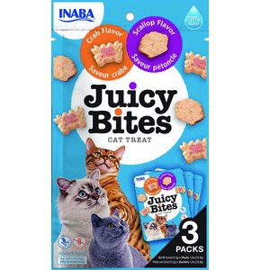 Przysmak dla kota INABA Juicy Bites Przegrzebek i krab 3 x 11.3 g