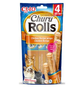 Przysmak dla kota INABA Churu Rolls Kurczak wrapy (4 x 10g)