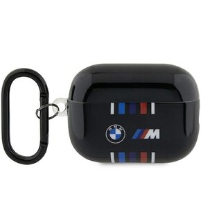 Etui na słuchawki BMW Multiple Colored Lines do Apple AirPods Pro 2 Czarny