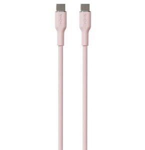 Kabel USB Typ-C - USB Typ-C PURO Icon Soft Cable 1.5 m Różowy
