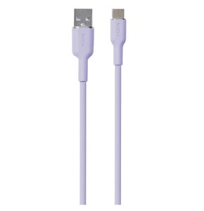 Kabel USB - USB Typ-C PURO Icon Soft Cable 1.5 m Lawendowy