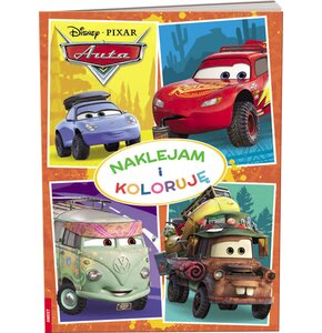 Kolorowanka Disney Pixar Auta Naklejam i koloruje NAK-9113