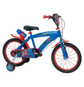 Rower dziecięcy HUFFY Spider-Man 16 cali dla chłopca Niebiesko-czerwony