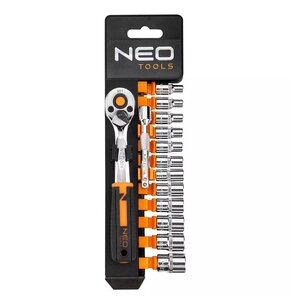 Zestaw kluczy nasadowych NEO TOOLS TOOLS 10-000 1/4 cala (14 elementów)