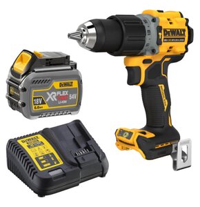 Wiertarko-wkrętarka DEWALT DCD805NT + Akumulator DEWALT DCB546-XJ 6Ah 18V + Ładowarka DEWALT DCB115-QW