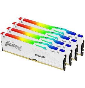 Pamięć RAM KINGSTON Fury Beast White RGB 64GB 5200MHz
