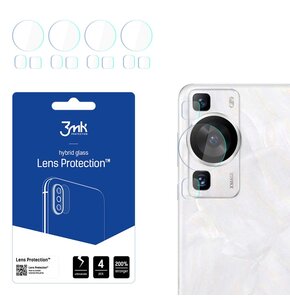 Szkło hybrydowe na obiektyw 3mk Lens Protection  Huawei P60 Pro 4szt