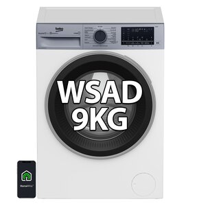 Pralka BEKO B3WFU59415WSPBS B300 9kg 1400 obr SteamCure Silnik Inwerterowy A