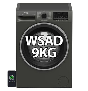 Pralka BEKO B3WFU59415MPBS B300 9kg 1400 obr SteamCure Manhattan Gray A