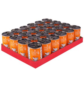 Karma dla psa NATURAL TASTE Kurka wodna 24 x 400 g