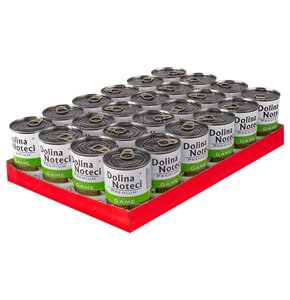 Karma dla psa DOLINA NOTECI Premium bogata w dziczyznę 24 x 400 g