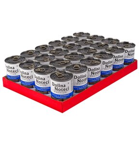 Karma dla psa DOLINA NOTECI Premium bogata w dorsza z brokułami 24 x 400 g