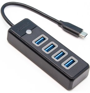 Hub ORICO PW4U-C3-015-BK-EP USB Typu C Pasywny