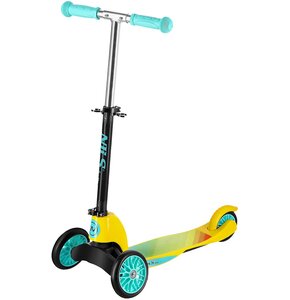 Hulajnoga dla dzieci NILS FUN HLB202 Limonkowy