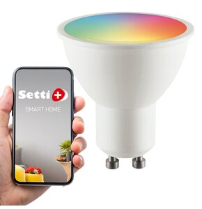 Inteligentna żarówka LED SETTI+ SL310RGB 4.8W GU10 Wi-Fi