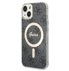 Etui GUESS 4G MagSafe do Apple iPhone 14 Plus Czarny