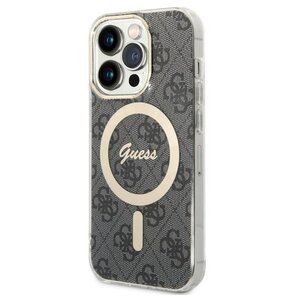 Etui GUESS 4G MagSafe do Apple iPhone 14 Pro Czarny