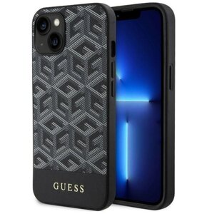 Etui GUESS GCube Stripes MagSafe do Apple iPhone 14 Czarny
