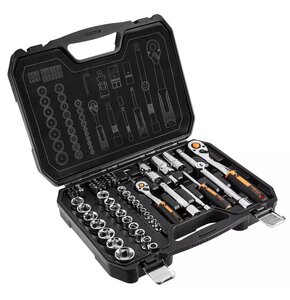 Zestaw kluczy nasadowych NEO TOOLS 10-054 1/2, 1/4 cala (73 elementy)