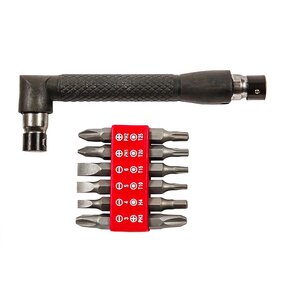 Zestaw bitów TOP TOOLS 39D389 (13 szt.) + Uchwyt