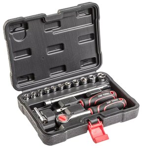 Zestaw kluczy nasadowych TOP TOOLS 38D525 (15 elementów)