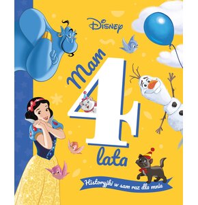 Książka Disney Historyjki w sam raz dla mnie Mam 4 lata (twarda okładka)