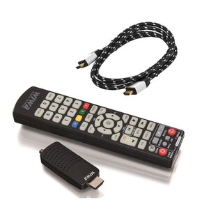 Dekoder WIWA H.265 Mini LED DVB-T2/HEVC/H.265 + Kabel HDMI - HDMI GÖTZE&JENSEN GOLDEN LINE Premium CW-PH-1109-15 1.5 m