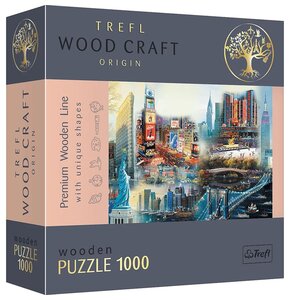 Puzzle TREFL Wood Craft Nowy Jork kolaż 20147 (1000 elementów)